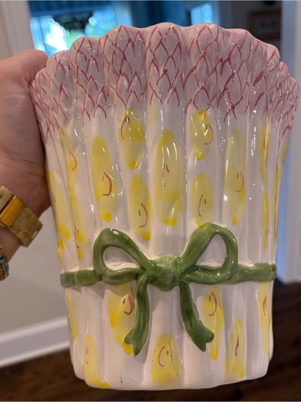 Mottahedeh Asparagus Bow Planter